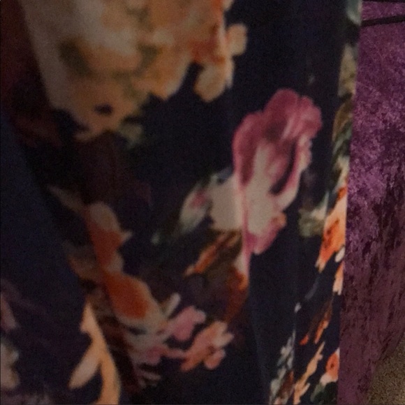 Strapless Jumpsuit with Orange and Gold Belt. - Picture 2 of 3